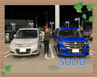 ソリオのサイズ感が決め手です